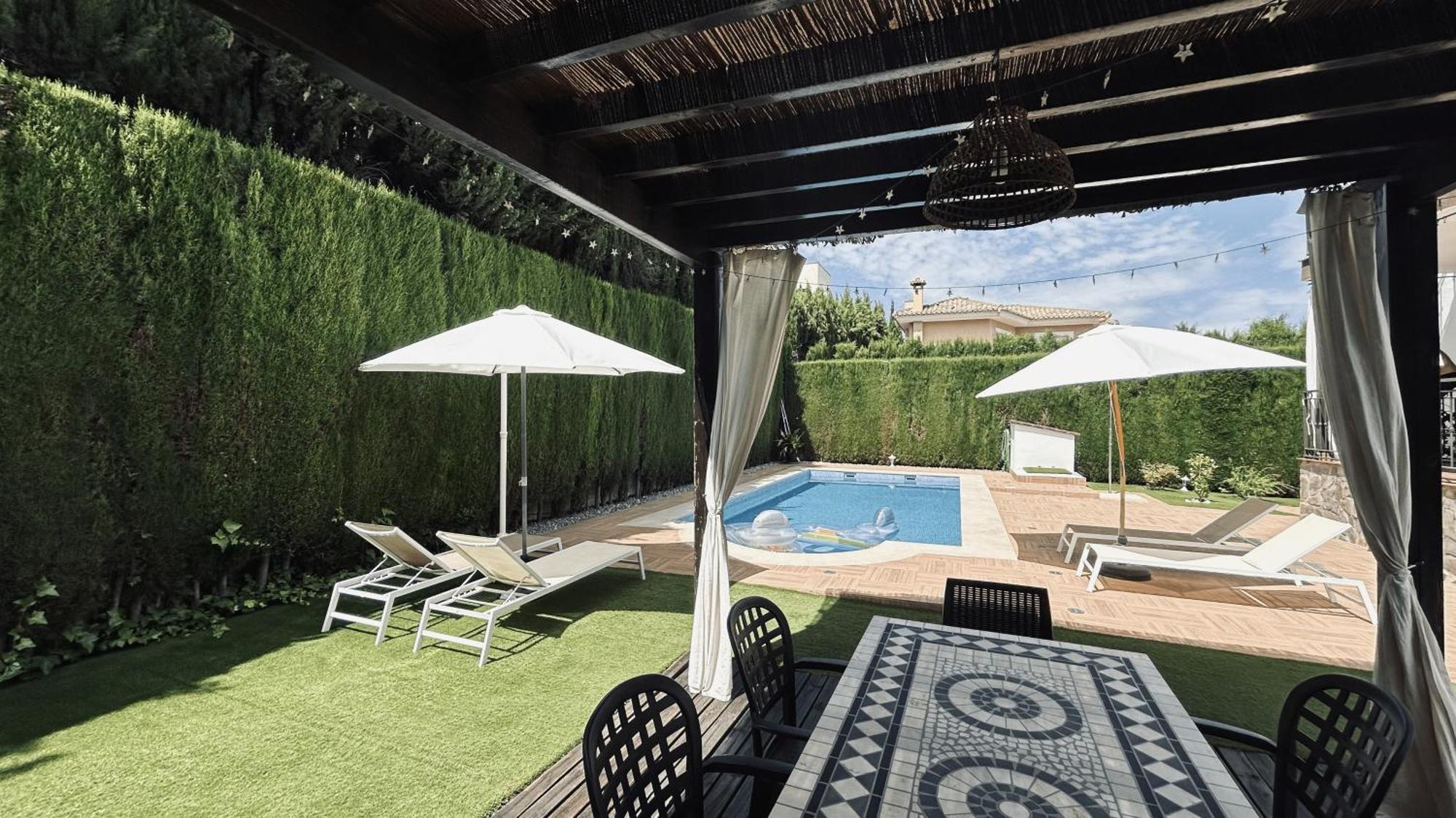 Extraordinaria Villa Con Piscina Y Chimenea Гранада Экстерьер фото